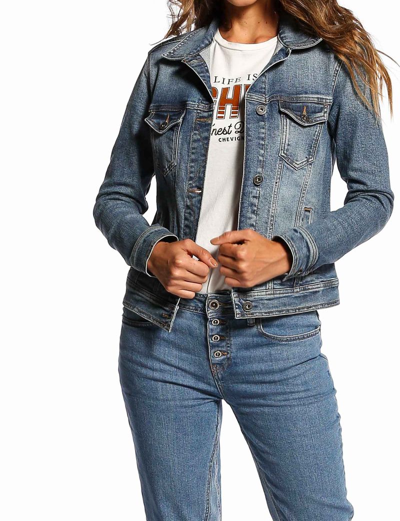 Misericordioso Loco persuadir CHAQUETA MUJER DENIM CHEVIGNON en Sie7e - Siete Ecuador