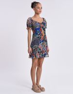VESTIDO-MUJER-MANGA-CORTA-MOLLY-BRACKEN-PLS101AP-MULTICOLOR