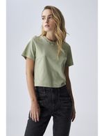 CAMISETA-MUJER-BASICA-AMERICANINO-601D000-VERDE