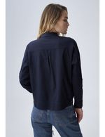 CAMISA-MUJER-MANGA-LARGA-AMERICANINO-611D010-AZUL