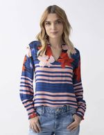 CAMISA-MUJER-MANGA-LARGA-ESPRIT-411D008-AZUL