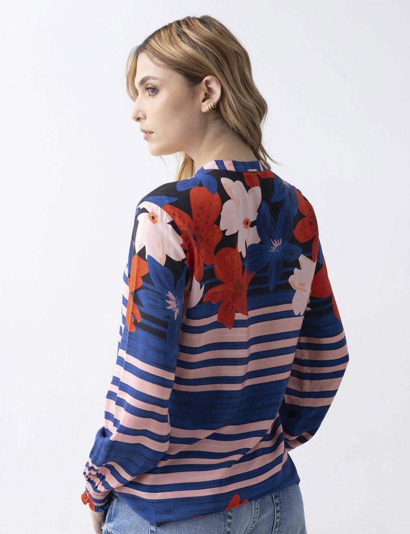 CAMISA-MUJER-MANGA-LARGA-ESPRIT-411D008-AZUL