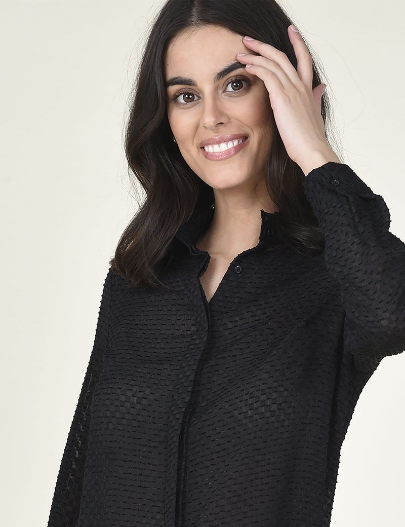 CAMISA-MUJER-MANGA-LARGA-MOLLY-BRACKEN-T1066A21-NEGRO
