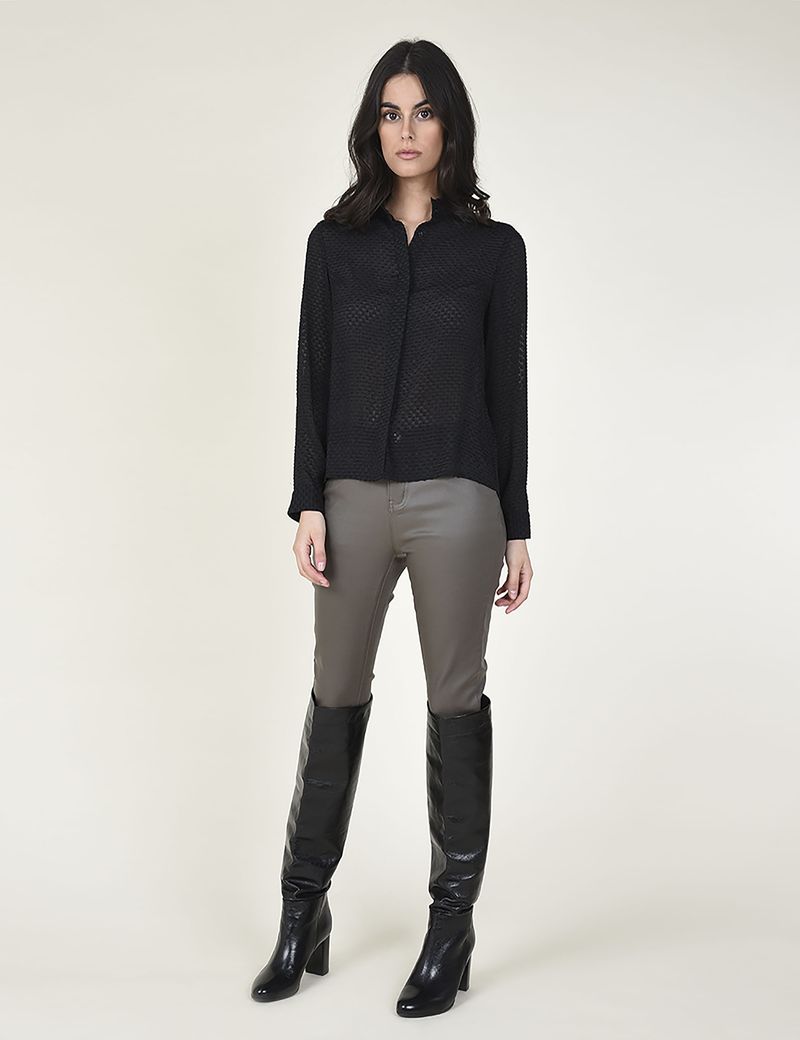 CAMISA-MUJER-MANGA-LARGA-MOLLY-BRACKEN-T1066A21-NEGRO