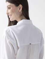 CAMISA-MUJER-MANGA-3-4-ESPRIT-611D000-BLANCO