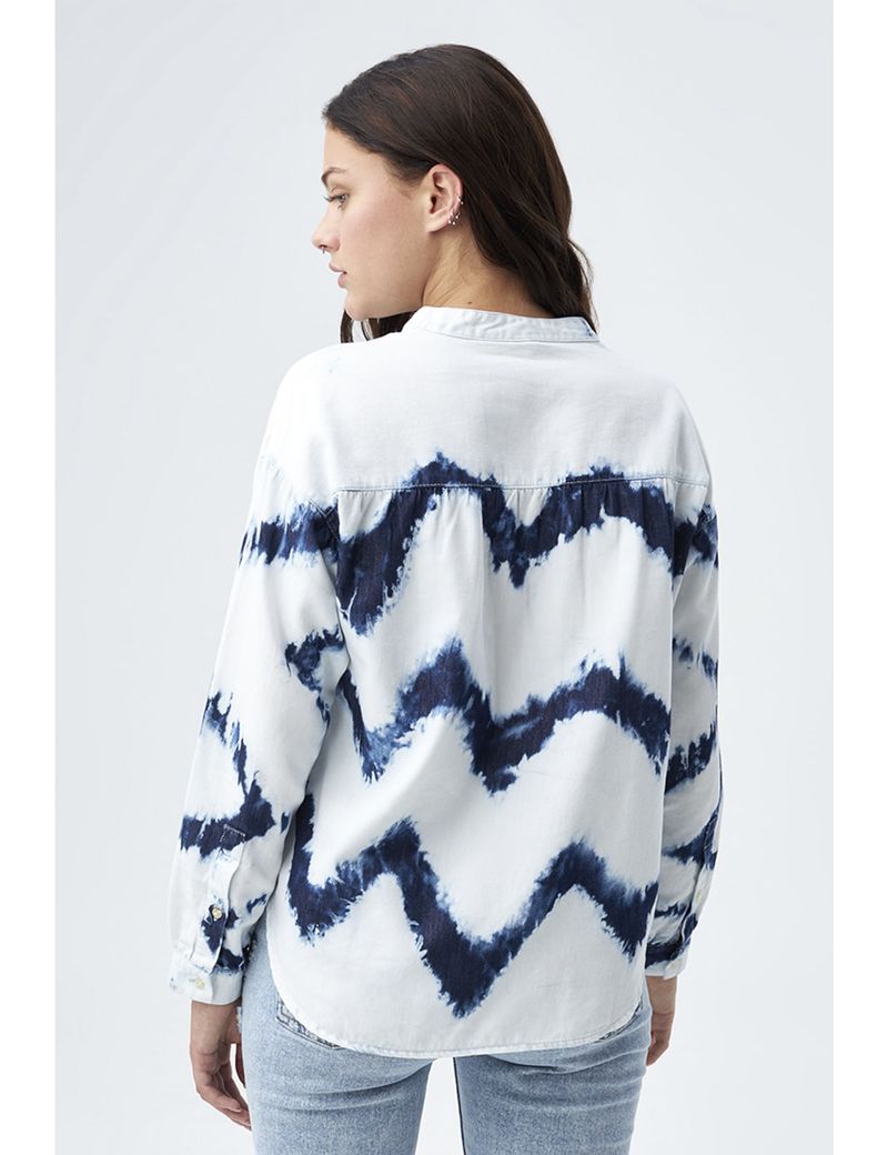 CAMISA-MUJER-MANGA-LARGA-AMERICANINO-611D009-AZUL