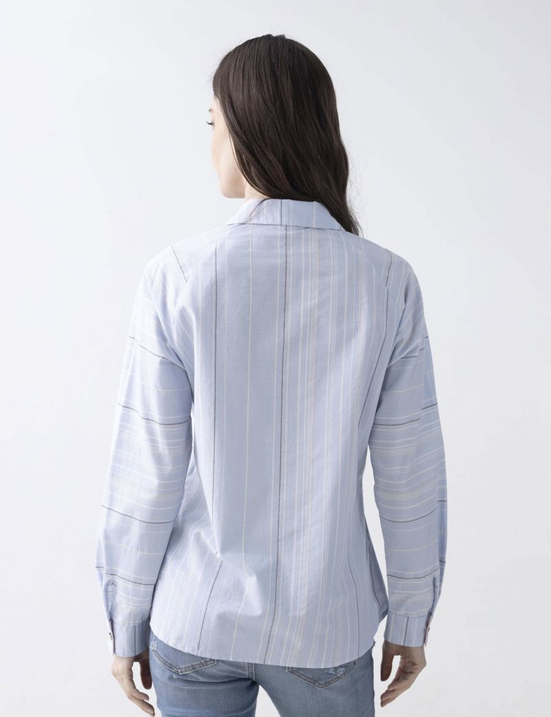 CAMISA-MUJER-MANGA-LARGA-ESPRIT-111D001-AZUL