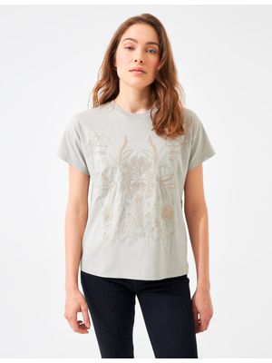 Camiseta mujer bordada americanino 602d006
