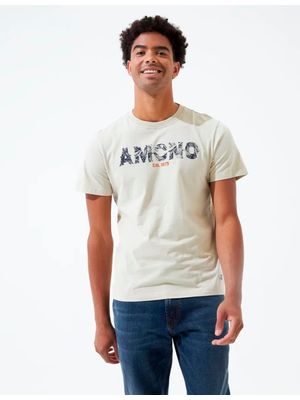 Camiseta hombre slim americanino 849d011