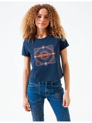 Camiseta mujer estampada americanino 609d011