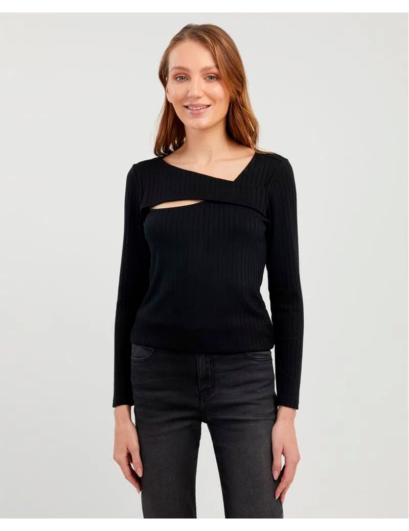 CAMISETA-MUJER-MANGA-LARGA-ESPRIT-901E024-NEGRO-1.JPG