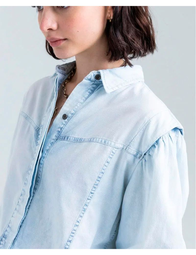 CAMISA MUJER DENIM AMERICANINO en Sie7e Siete Ecuador