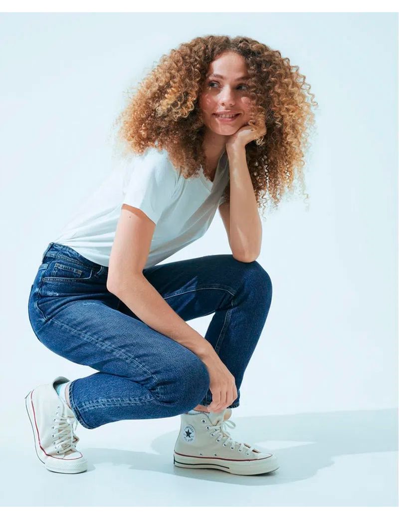 Jeans americanino mujer tiro alto hot sale
