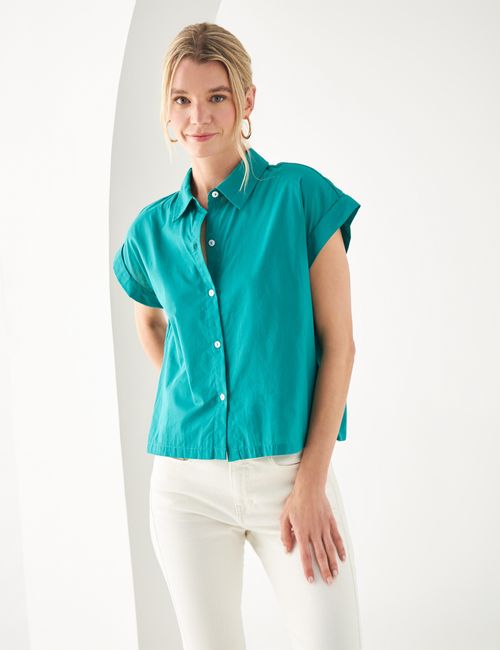 CAMISA MUJER MANGA CORTA ESPRIT 612F023