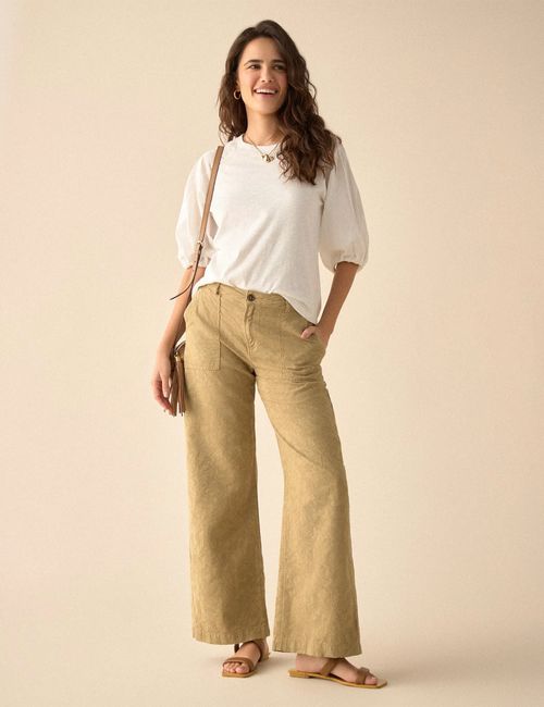PANTALON MUJER FLORAL ESPRIT 631G030