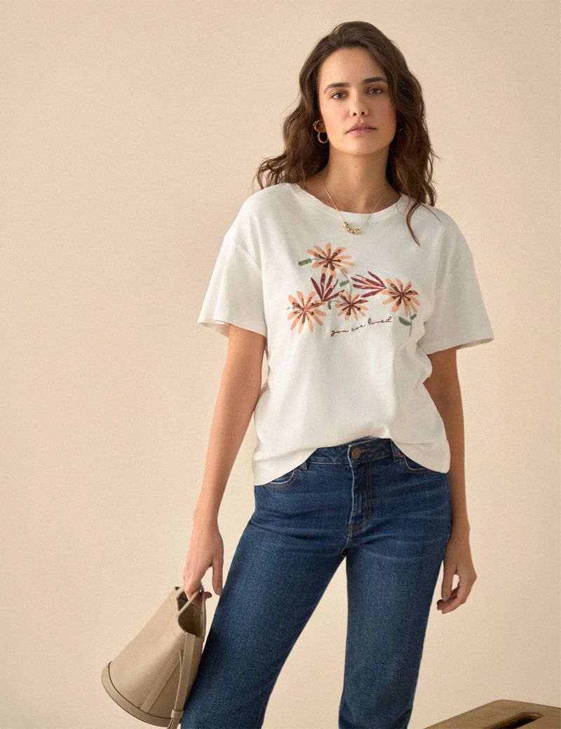 CAMISETA-MUJER-MANGA-CORTA-ESPRIT-601G003-BLANCO-2.JPG