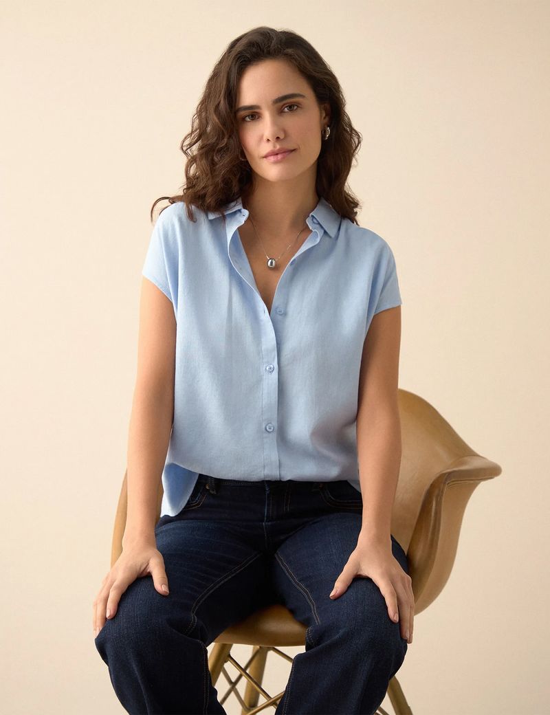 CAMISA-MUJER-MANGA-SISA-ESPRIT-111G001-AZUL-1.JPG