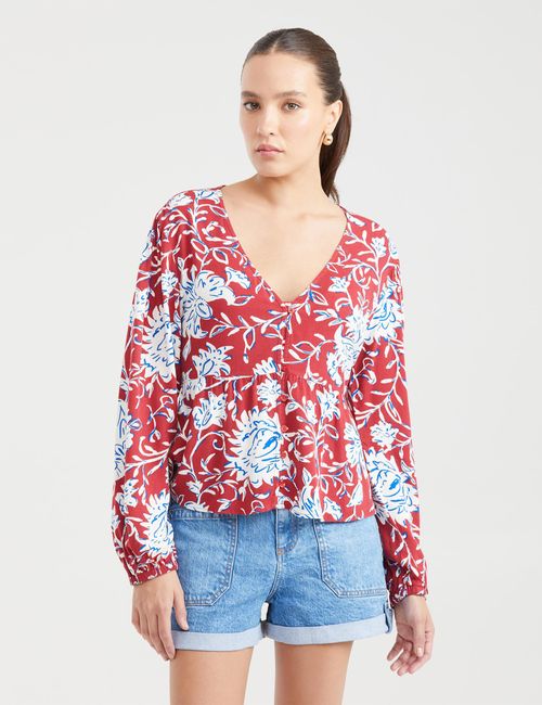 CAMISA MUJER MANGA LARGA CHEVIGNON 711G004