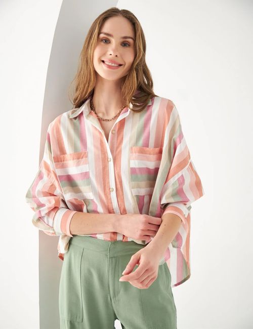 CAMISA MUJER MANGA LARGA ESPRIT 612F015