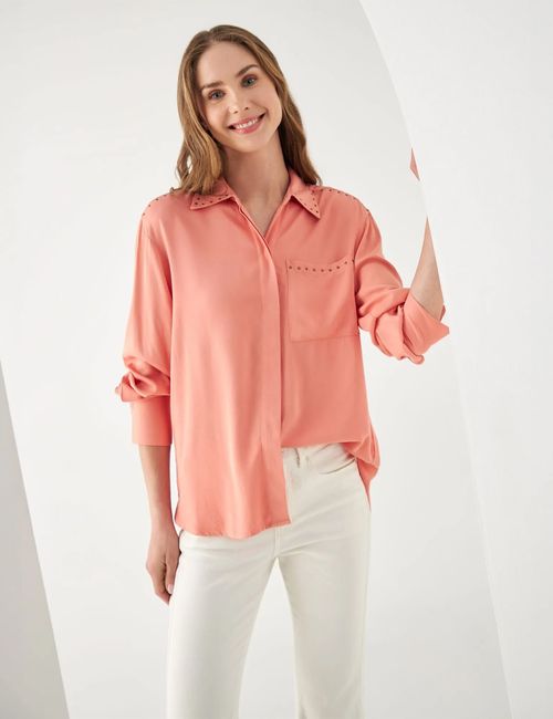 CAMISA MUJER MANGA LARGA ESPRIT 412F005