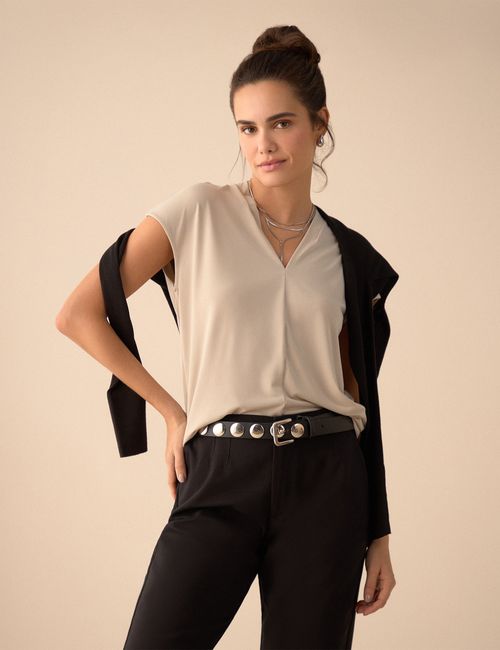 CAMISETA MUJER MANGA CORTA ESPRIT 401G000