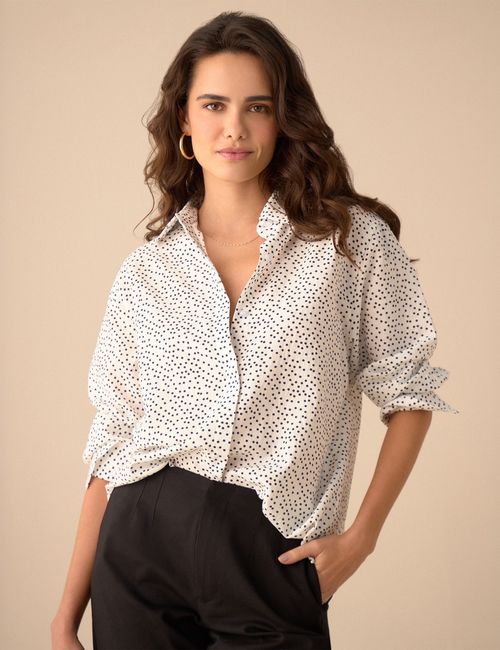 CAMISA MUJER MANGA LARGA ESPRIT 411G003
