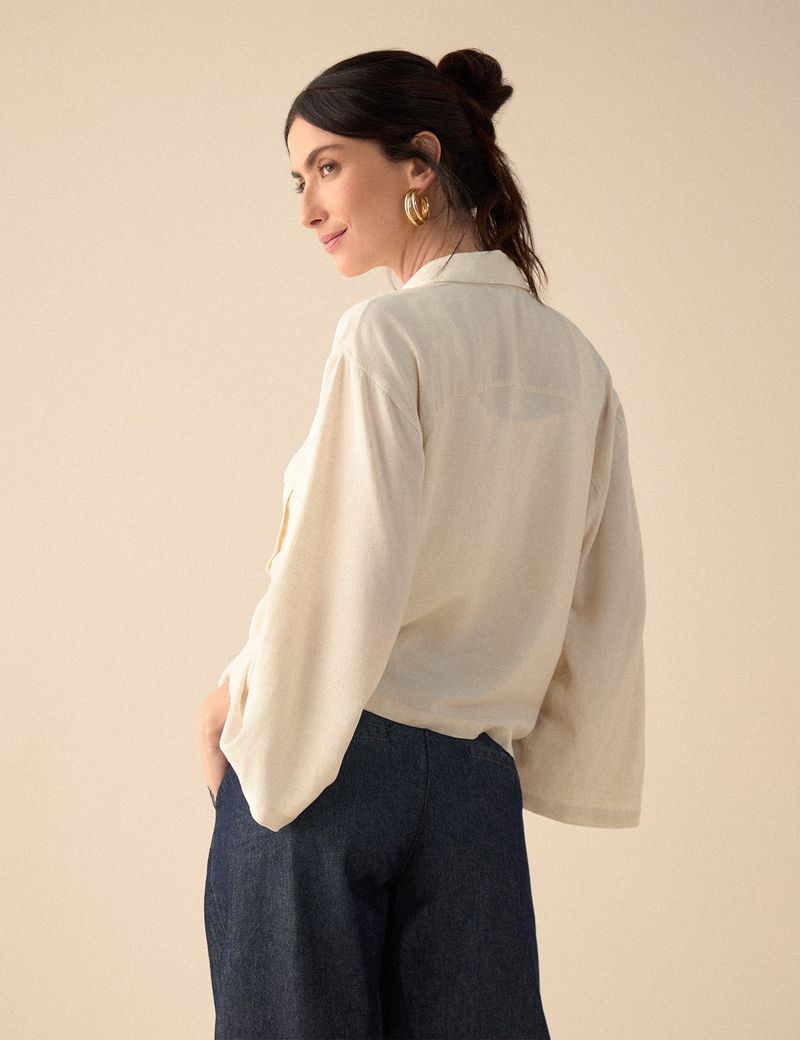 CAMISA-MUJER-MANGA-3-4-ESPRIT-611G001-CRUDO-4.JPG