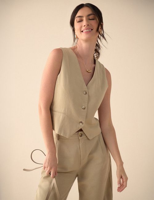 CHALECO MUJER CASUAL ESPRIT 621G008