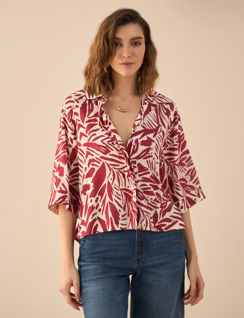 CAMISA-MUJER-CASUAL-ESPRIT-611G015-ROJO-1