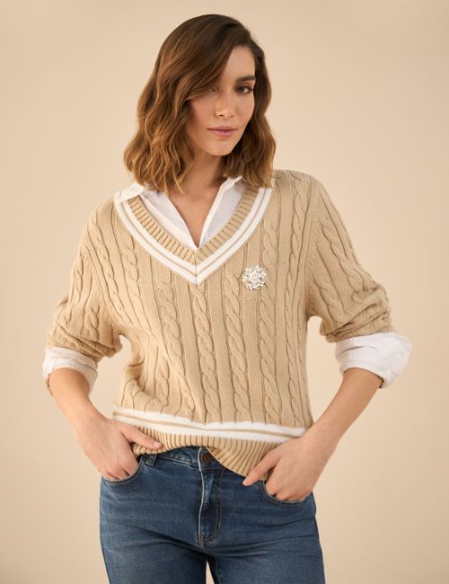 SWEATER TEJIDO  MUJER ESPRIT 162G200