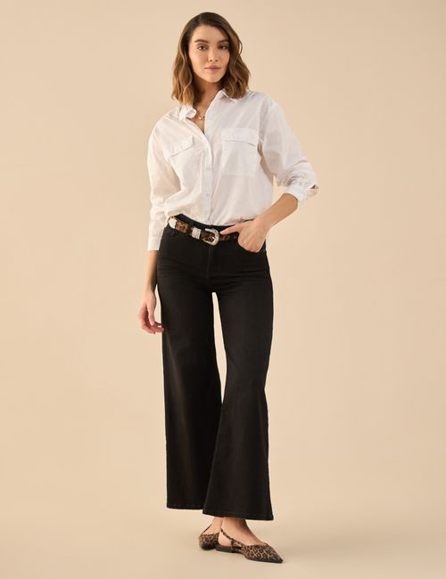 JEAN WIDE LEGF MUJER ESPRIT 672G021