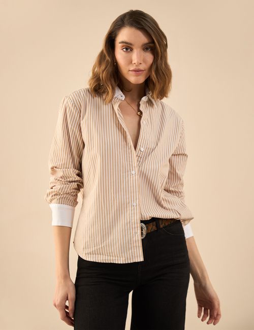 CAMISA MANGA LARGA MUJER ESPRIT 612G011