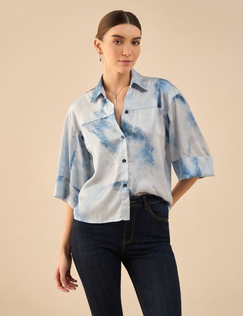 CAMISA CASUAL MUJER ESPRIT 412G010