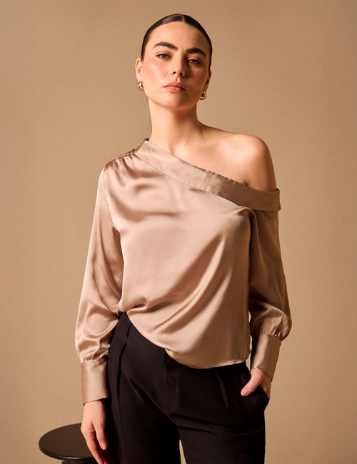 CAMISA MANGA LARGA MUJER 419G029 ESPRIT